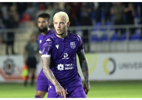 "Sumqayıt" klubu estoniyalı hücumçu ilə yolları ayırıb