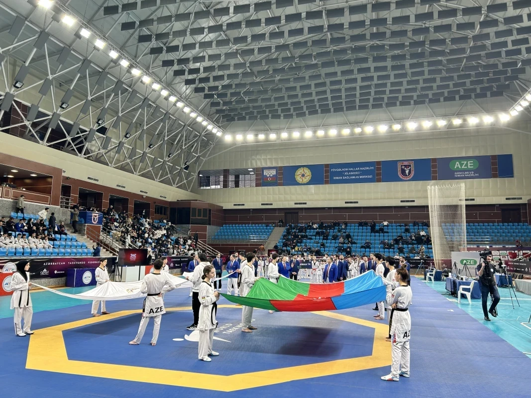 Taekvondo üzrə ölkə birinciliyinin açılış mərasimi keçirilib
