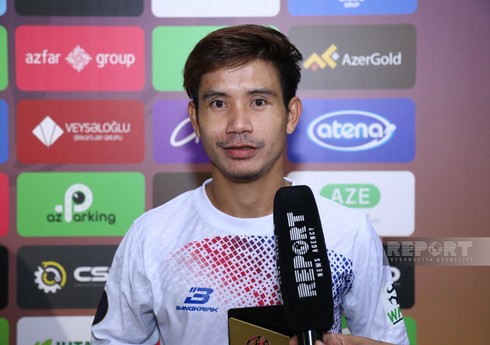 Tailand millisinin futbolçusu: "Bakıdakı dünya çempionatının təşkilatçılığı hamıya bir nümunə oldu"