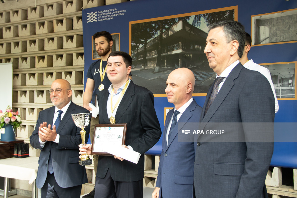 Tbilisidə Heydər Əliyevin 100 illik yubileyinə həsr olunmuş şahmat turniri keçirilib - FOTO