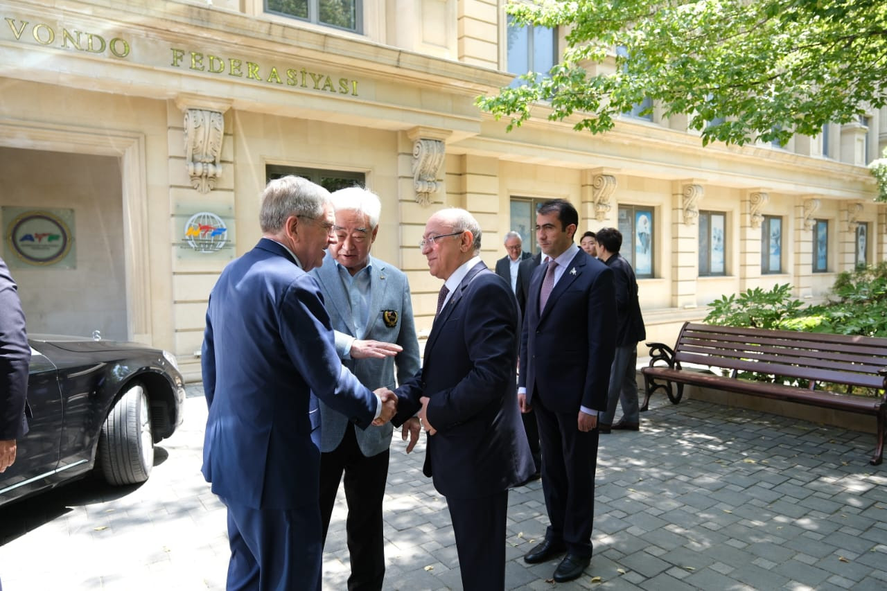 Tomas Bax və Çunqvon Çu Azərbaycan Taekvondo Federasiyasında olublar - FOTOLENT