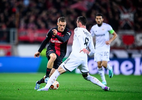 UEFA Avropa Liqası: "Bayer 04" "Qarabağ"la oyunda 5-ci qolu vurub - YENİLƏNİB - 9