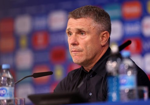 Ukrayna millisinin baş məşqçisi: Yığmamızın əsl gücünü göstərdik