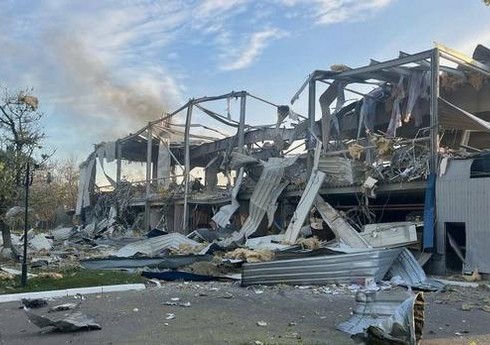 Ukraynada idman obyekti hücumlar nəticəsində dağılıb