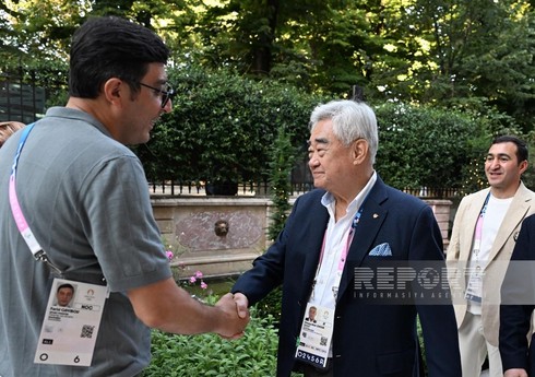 Ümumdünya Taekvondo Federasiyasının prezidenti Parisdəki Azərbaycanın Olimpiya Evində olub