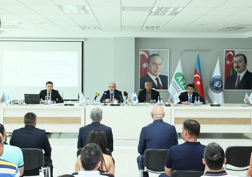 Voleybol Federasiyası ilin ilk yarısının yekunlarına həsr olunan mətbuat konfransı keçirib