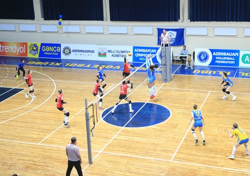 Voleybol üzrə Azərbaycan çempionatında daha bir oyun keçirilib