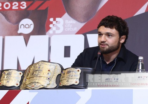 Vüqar Kərəmov: "Rəqibim kəməri ancaq yuxuda görə bilər"