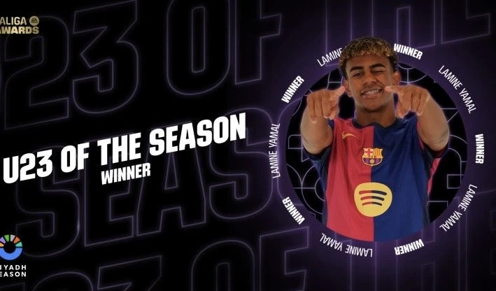 Yamal mövsümün ən yaxşısı seçildi